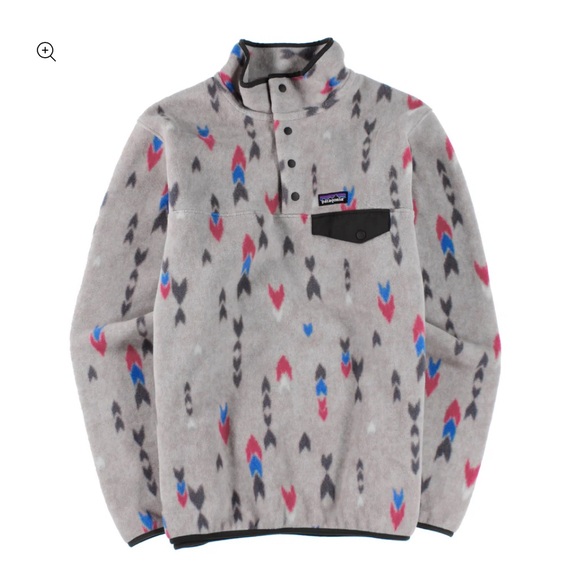 Patagonia Synchilla Snap-T fleece in Wish Tails: Craft Pink - Picture 5 of 6